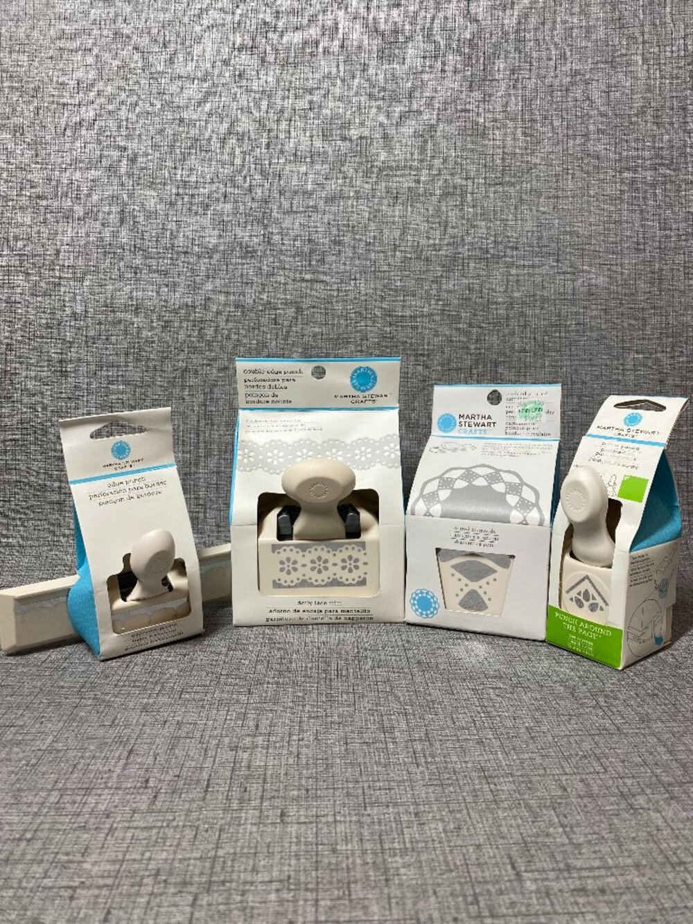NOS Martha Stewart Crafts Punch 4pc Lot NEW
